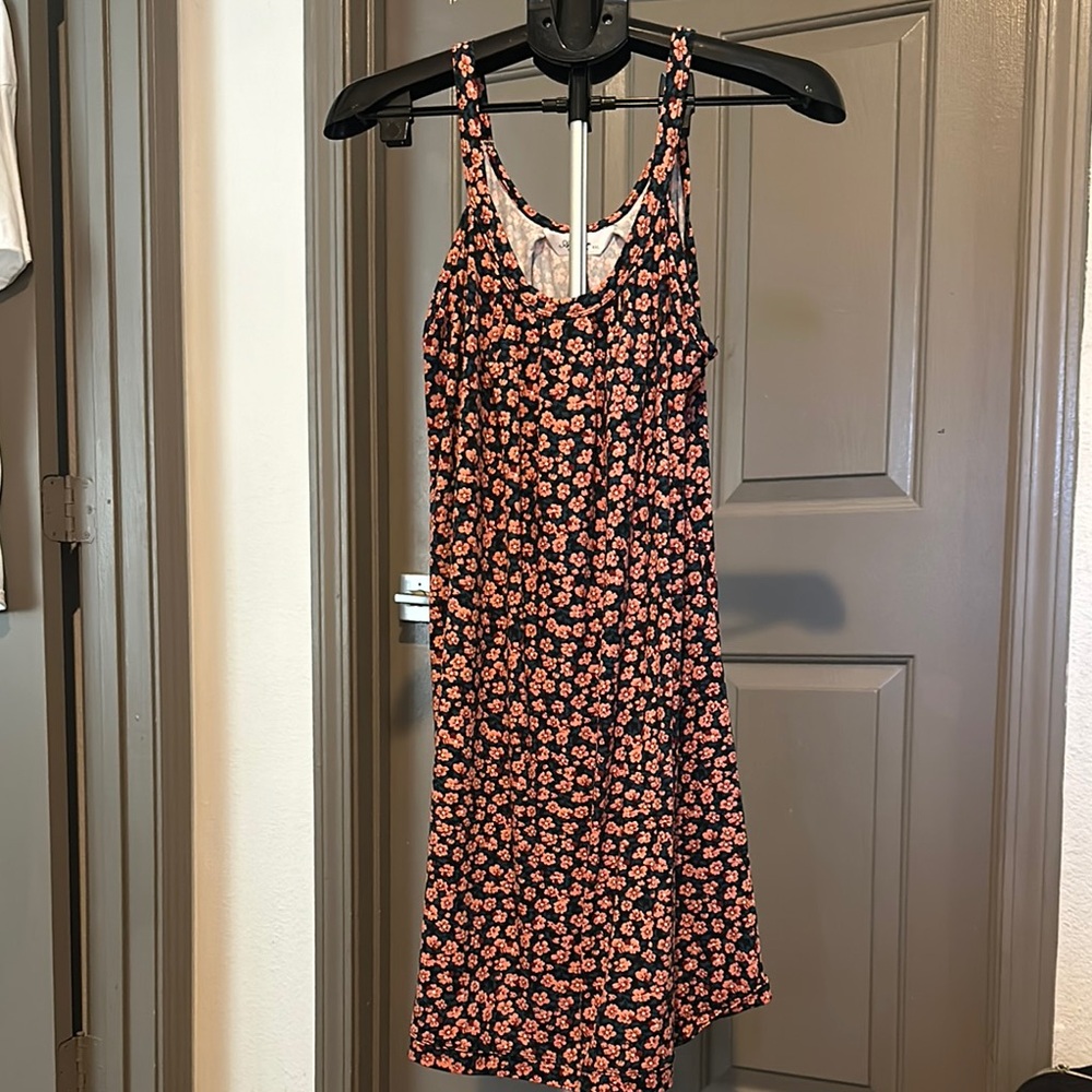 Pink and Blue Sleeveless Slip Chemise